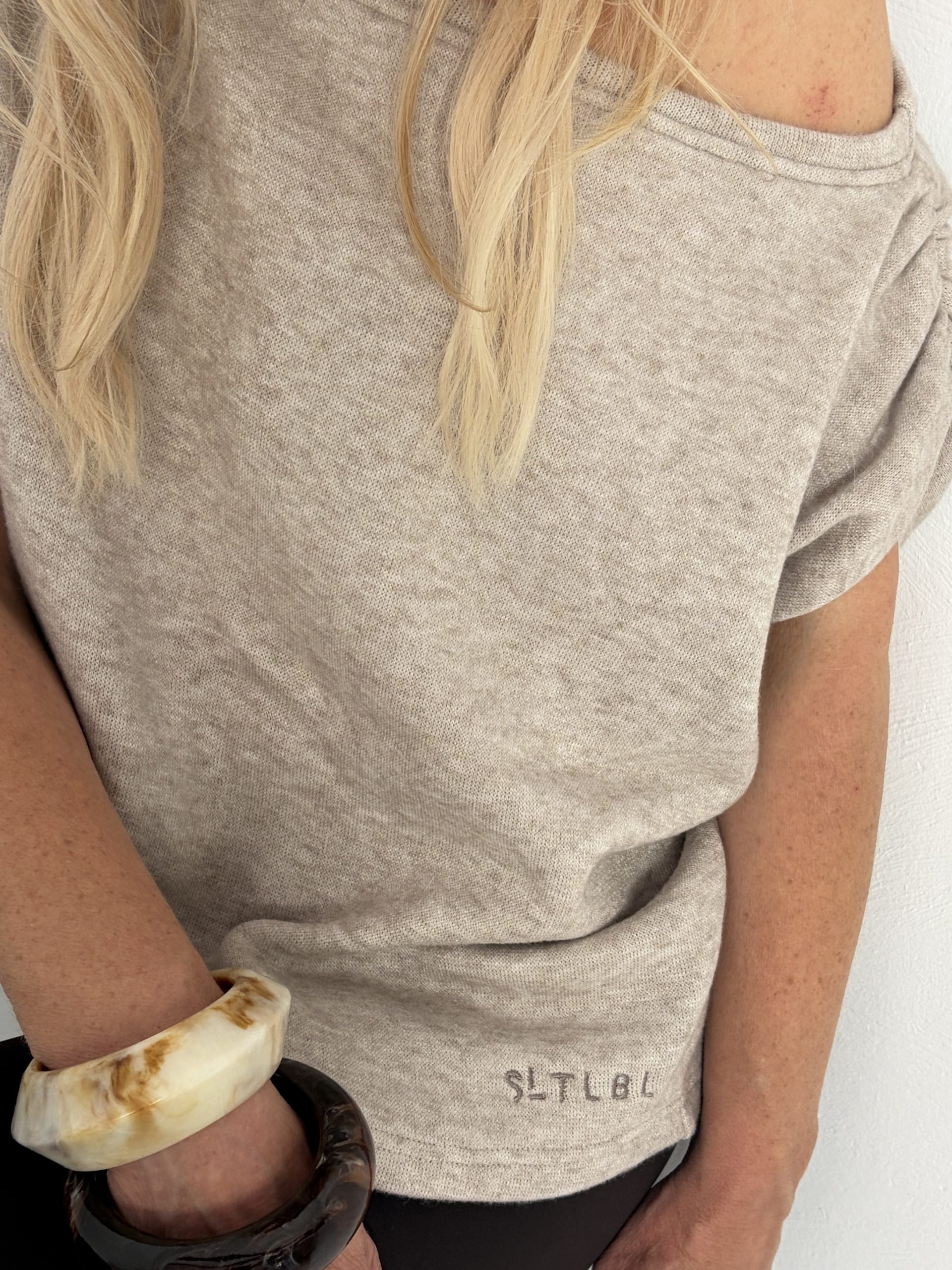 off shoulder knit