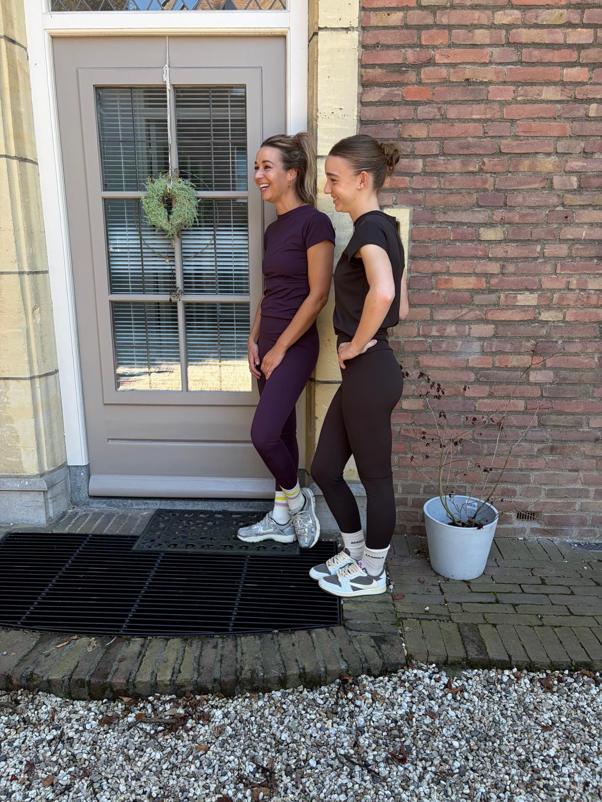 bordeaux shirt met mouw